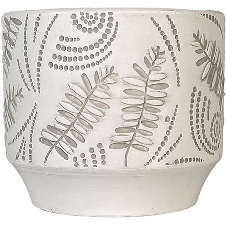 welzo/ホワイトアートポット WC1733-002070SNWH