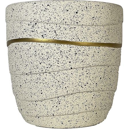 welzo/ゴールドリングポット(ホワイト) WC1733-009120WH