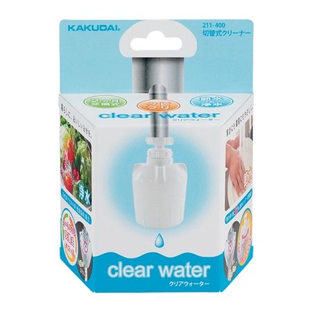 特価◎カクダイ/水栓先端部品 切替式クリーナー カートリッジ交換式 211-400