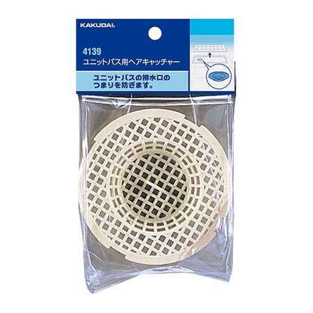 特価◎カクダイ/ヘアーキャッチャー ホワイト 4139