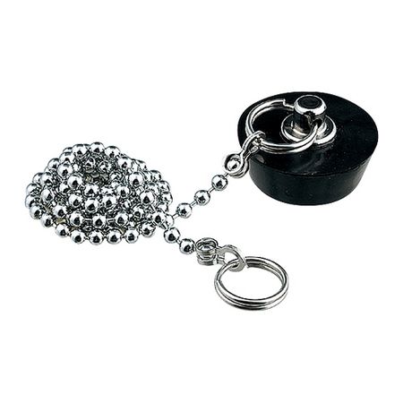 特価◎カクダイ/バス用ゴム栓 くさり650mm付き 上辺32mm 下辺29mm 高さ13mm 491-112