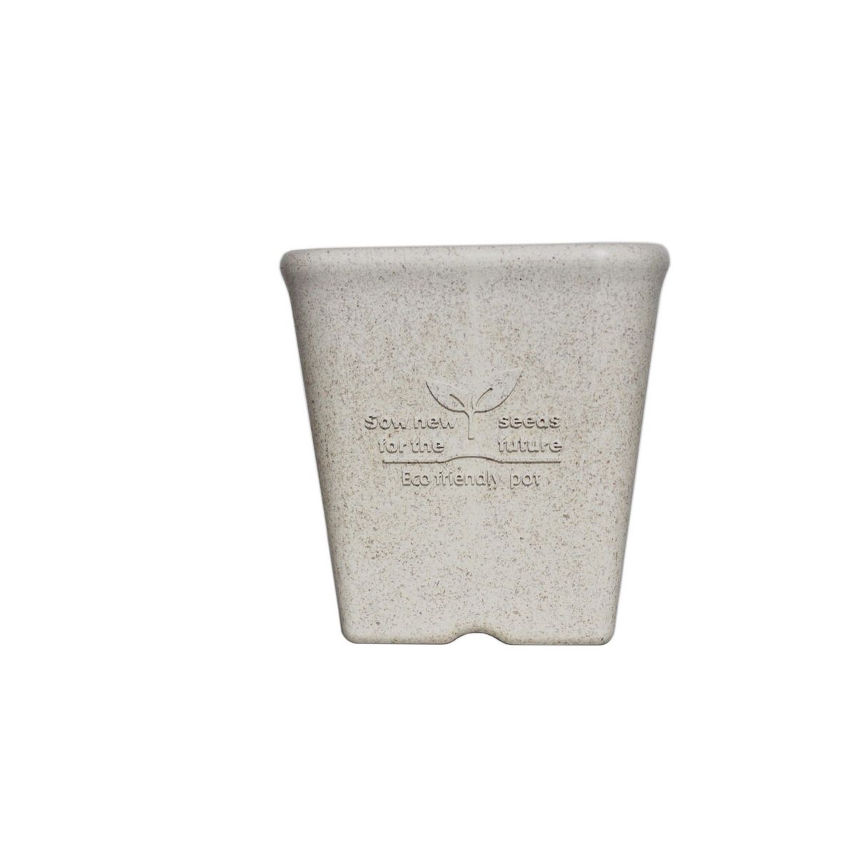 welzo/もみっくスクエアポット 12型 ホワイト