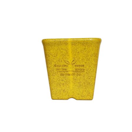 welzo/もみっくスクエアポット 12型 イエロー