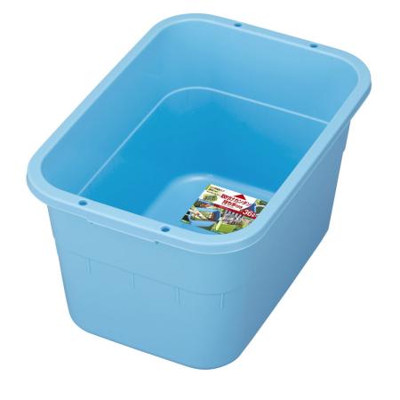 特価◎新輝合成/タライ 36L 本体 持ち手 ひも付 36型 ブルー