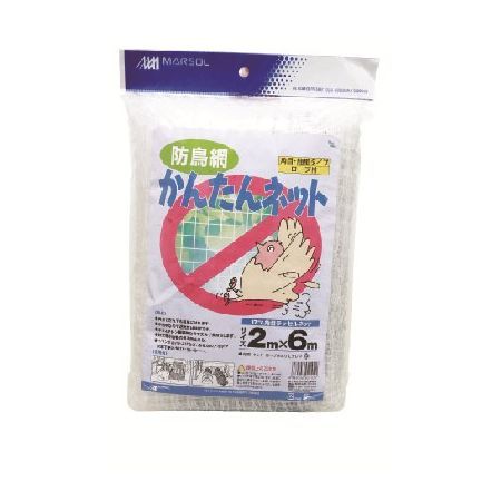 日本マタイ/かんたんネット 17mm 白 2x6m