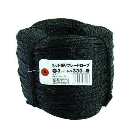 日本マタイ/ブレードロープ 黒 3x330m