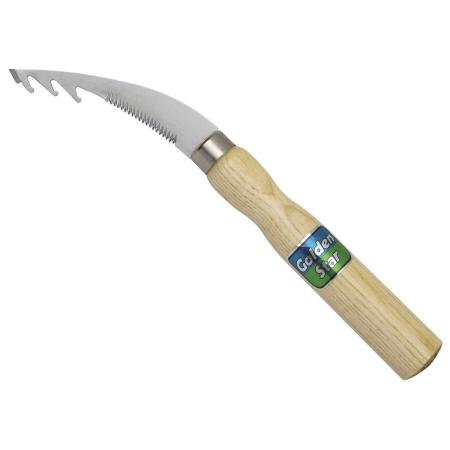 キンボシ/GS チップ付草抜き鎌(鋸目付) 1519