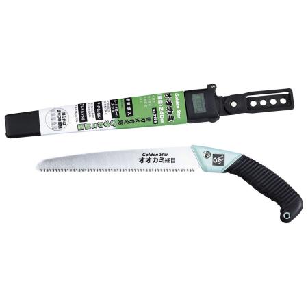 キンボシ/オオカミ サヤ付剪定鋸(細目) 3185