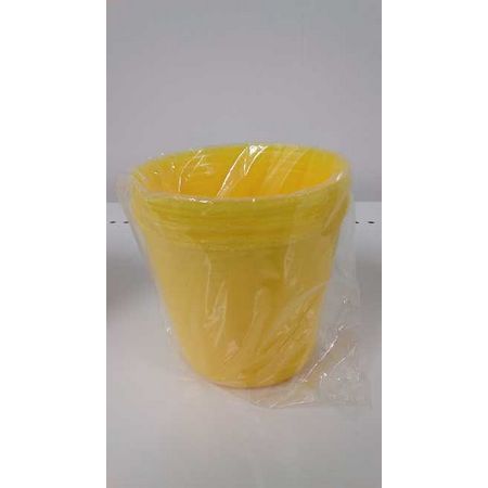 明和/カラーポリポット 黄 9cmx10P