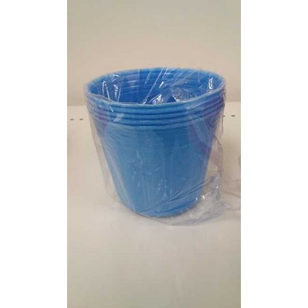 明和/カラーポリポット 青 9cmx10P