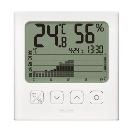 特価◎タニタ/グラフ付きデジタル温湿度計 TT-581
