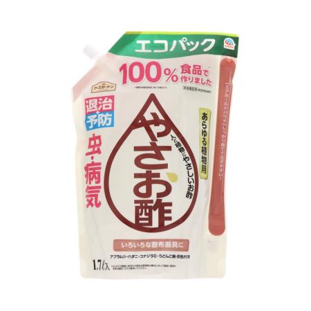 特価◎アース製薬/アースガーデン やさお酢 エコパック 1.7L