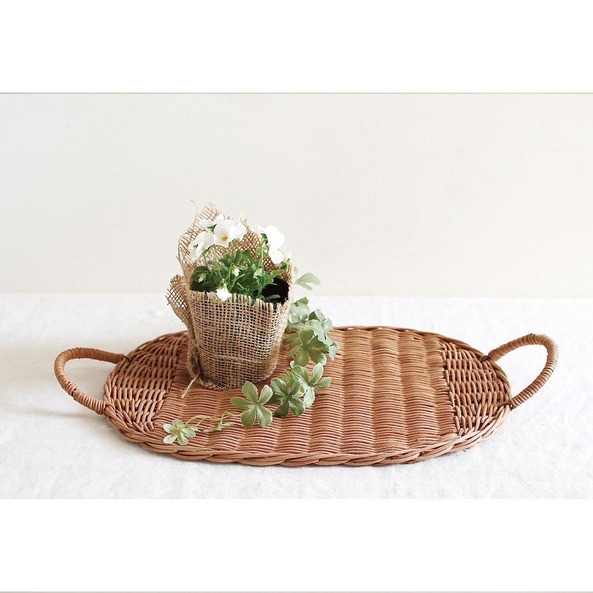 SOW/MERRY  バスケットオーバルトレイ/NRLG2607