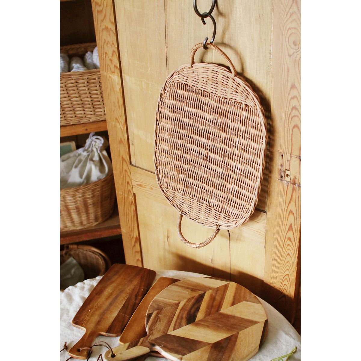 SOW/MERRY  バスケットオーバルトレイ/NRLG2607