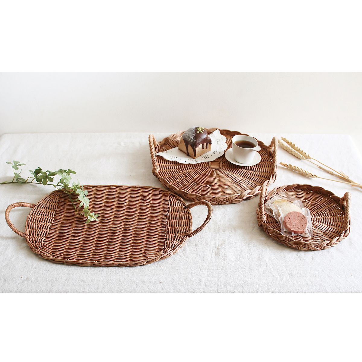 SOW/MERRY  バスケットオーバルトレイ/NRLG2607