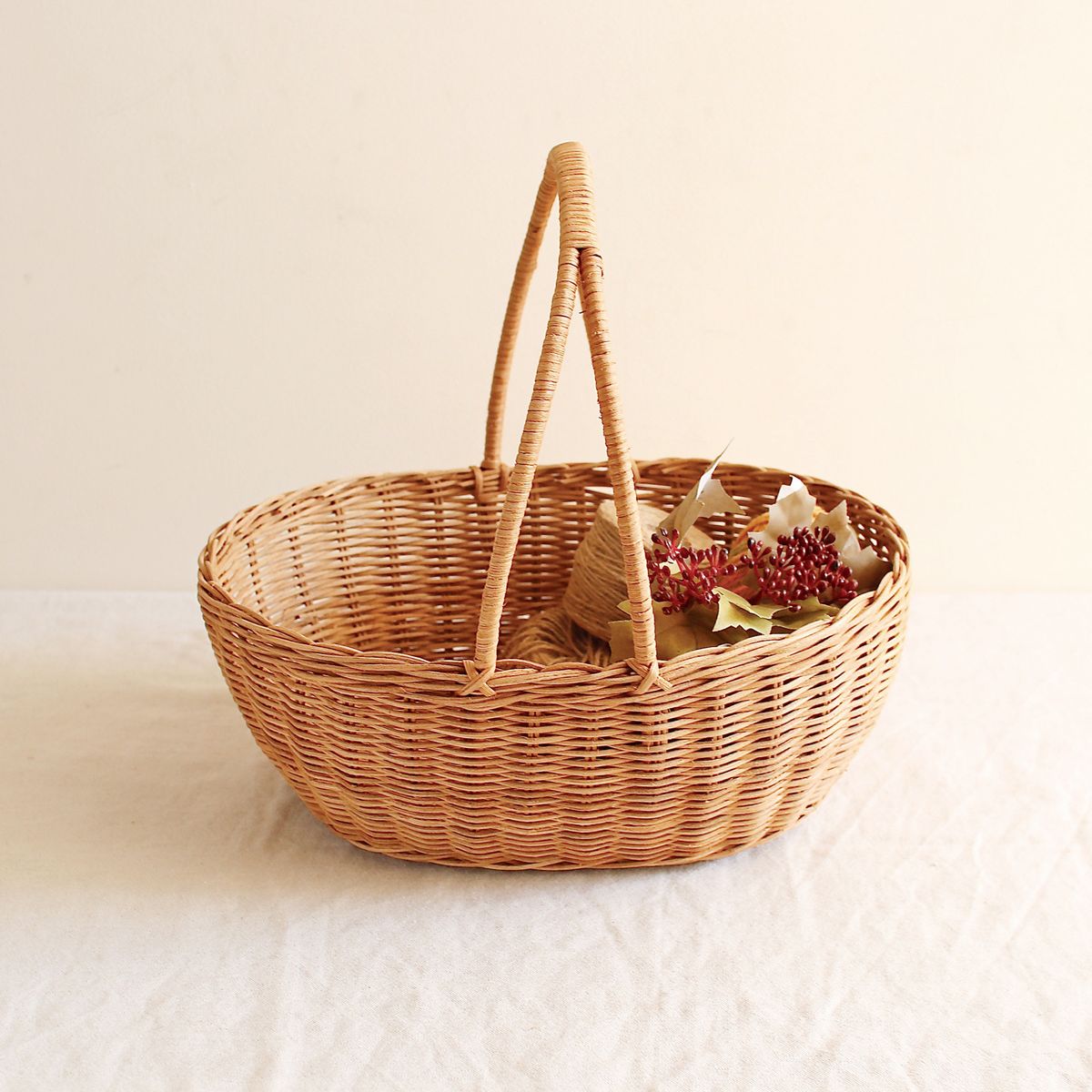 SOW/MERRY ホームワンハンドルオーバルバスケット/NRLG2333SW