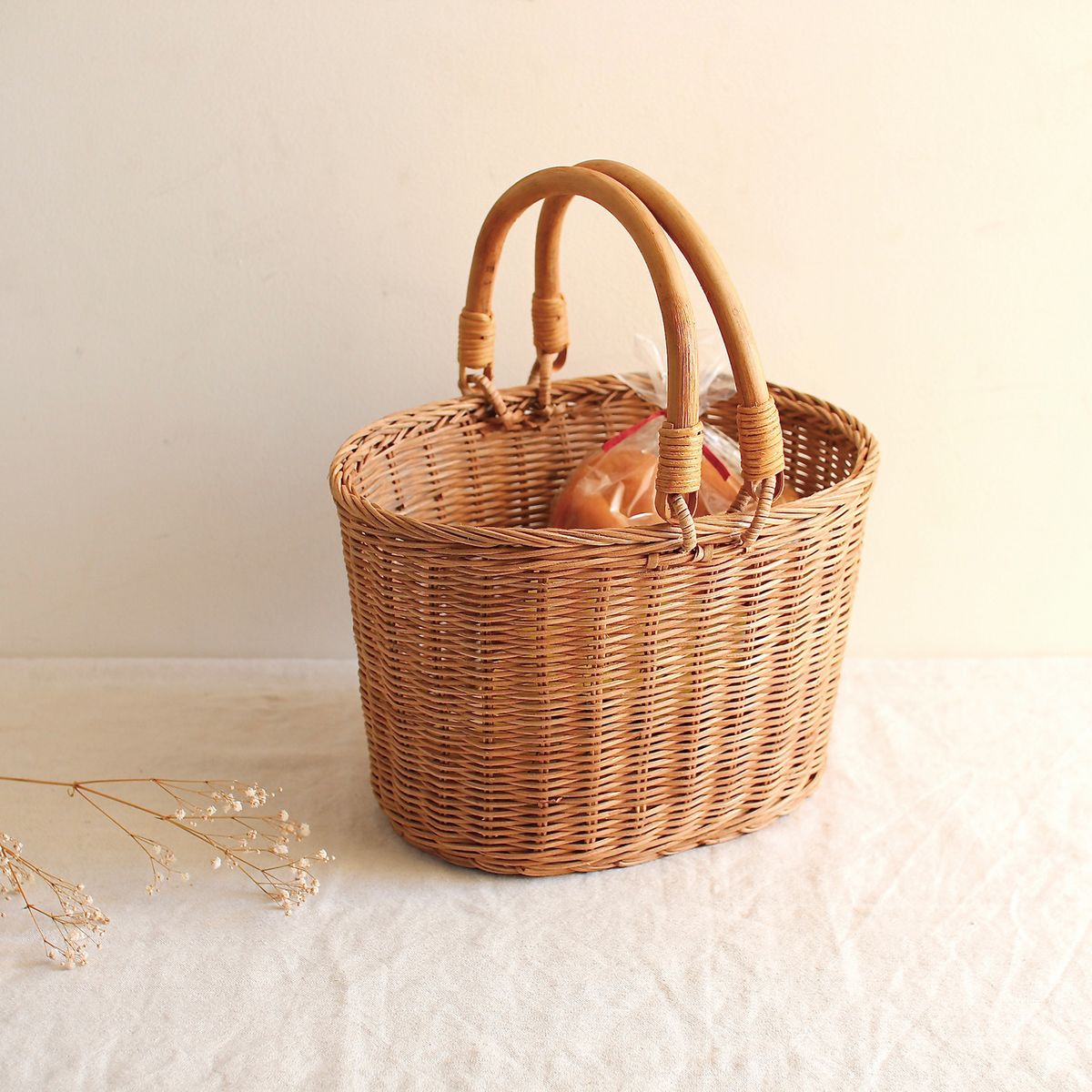 SOW/MERRY ハンドルオーバルバスケット/NRLG5030SW