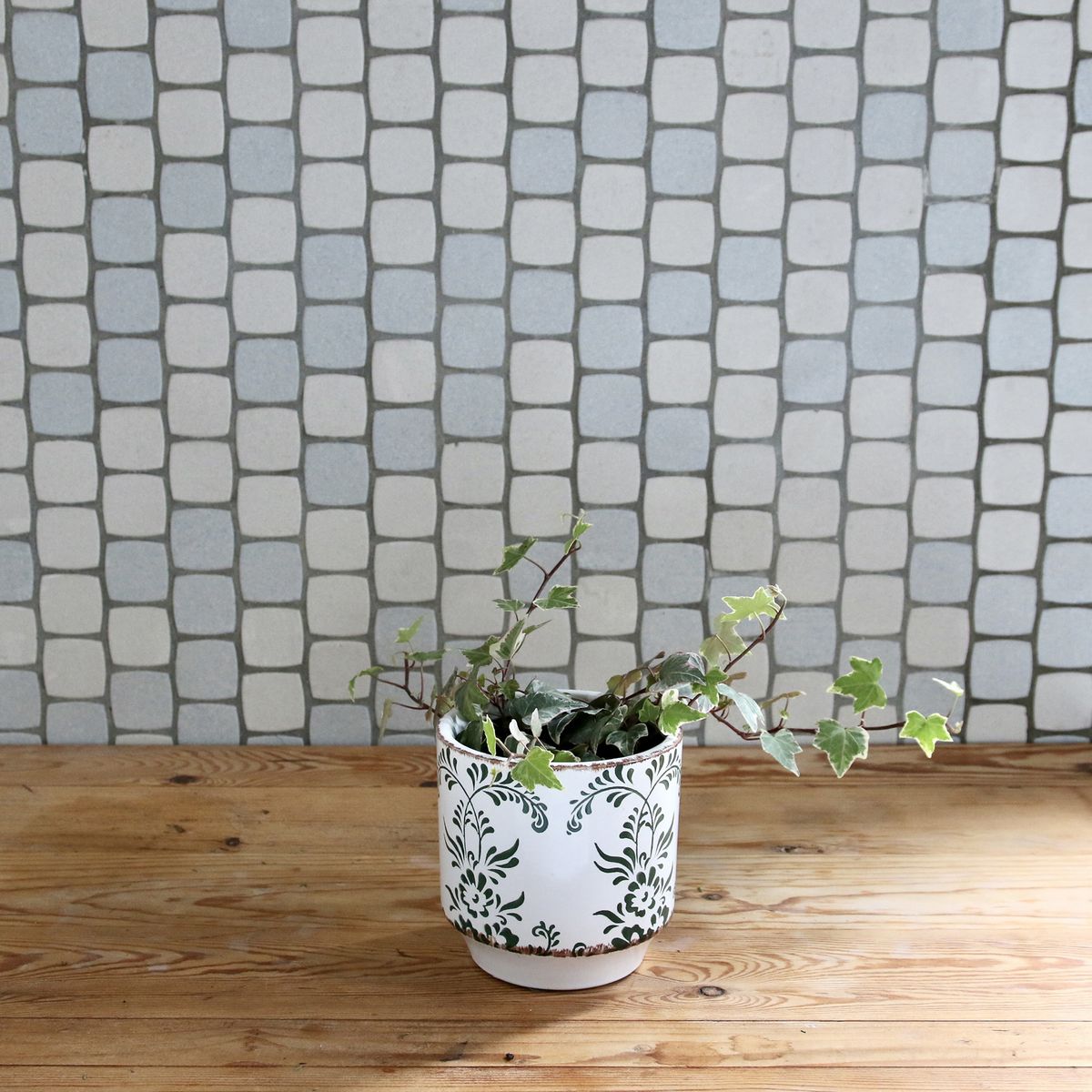 SOW/ブルーミー セラミックポット グリーン Sサイズ/SHUN001S