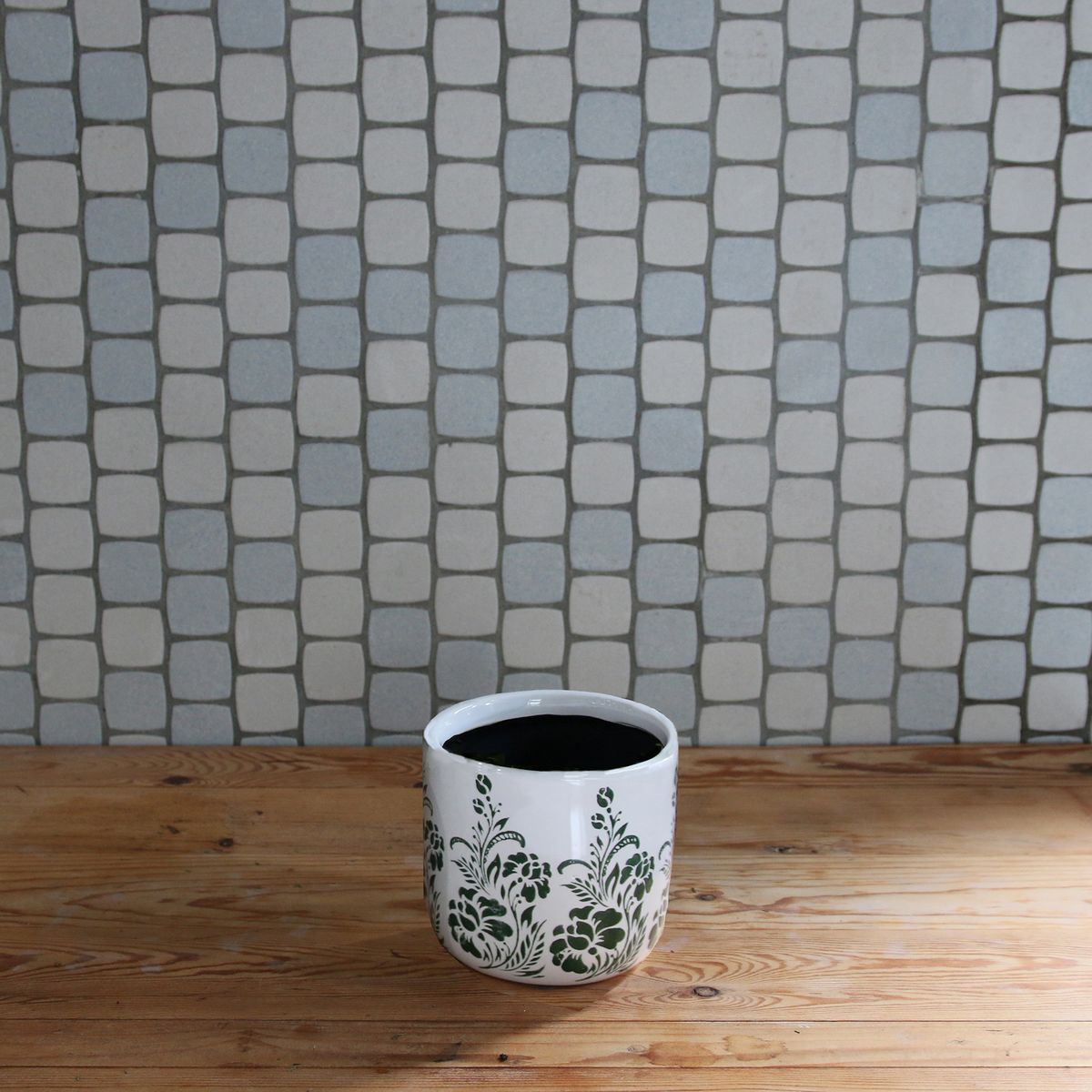 SOW/ブルーミー セラミックポット ラウンドロウ/SHUN005