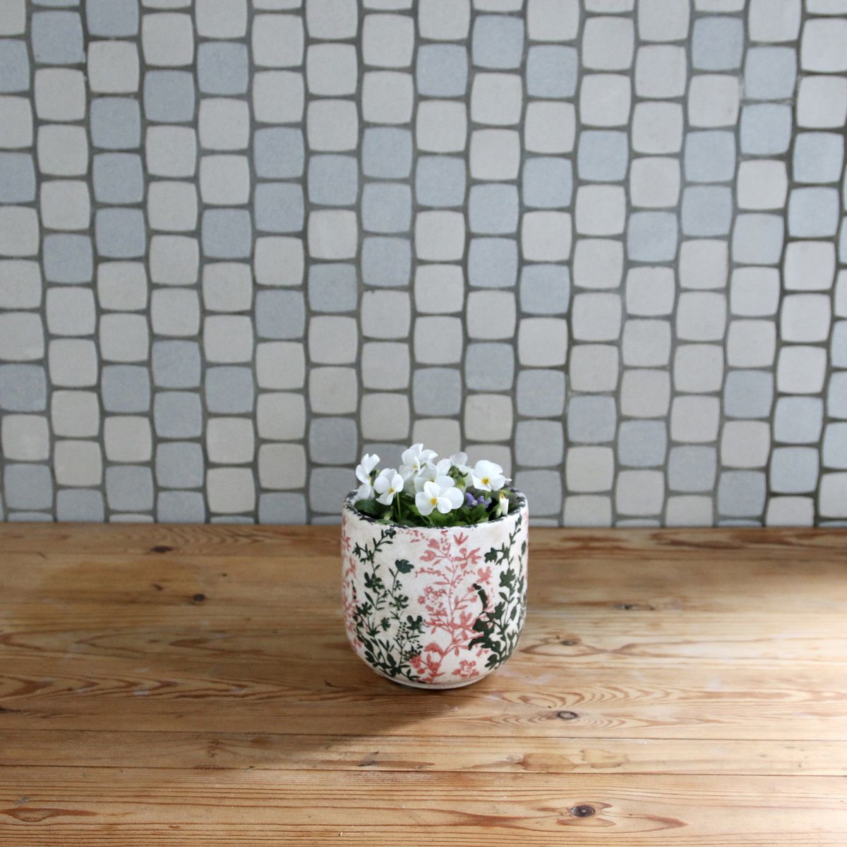 SOW/ブルーミー セラミックポット ピンク Sサイズ/SHUN003S