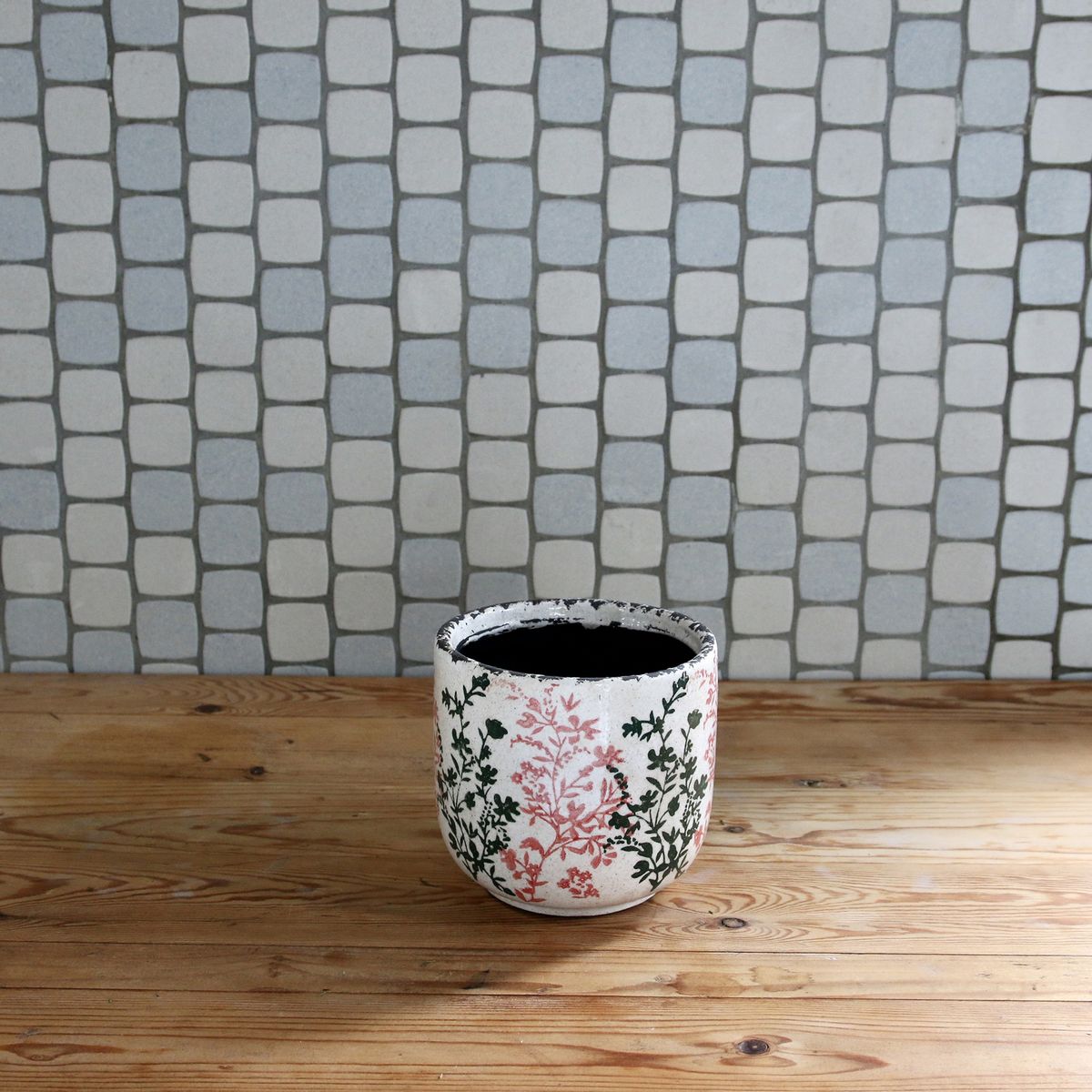 SOW/ブルーミー セラミックポット ピンク Mサイズ/SHUN003M