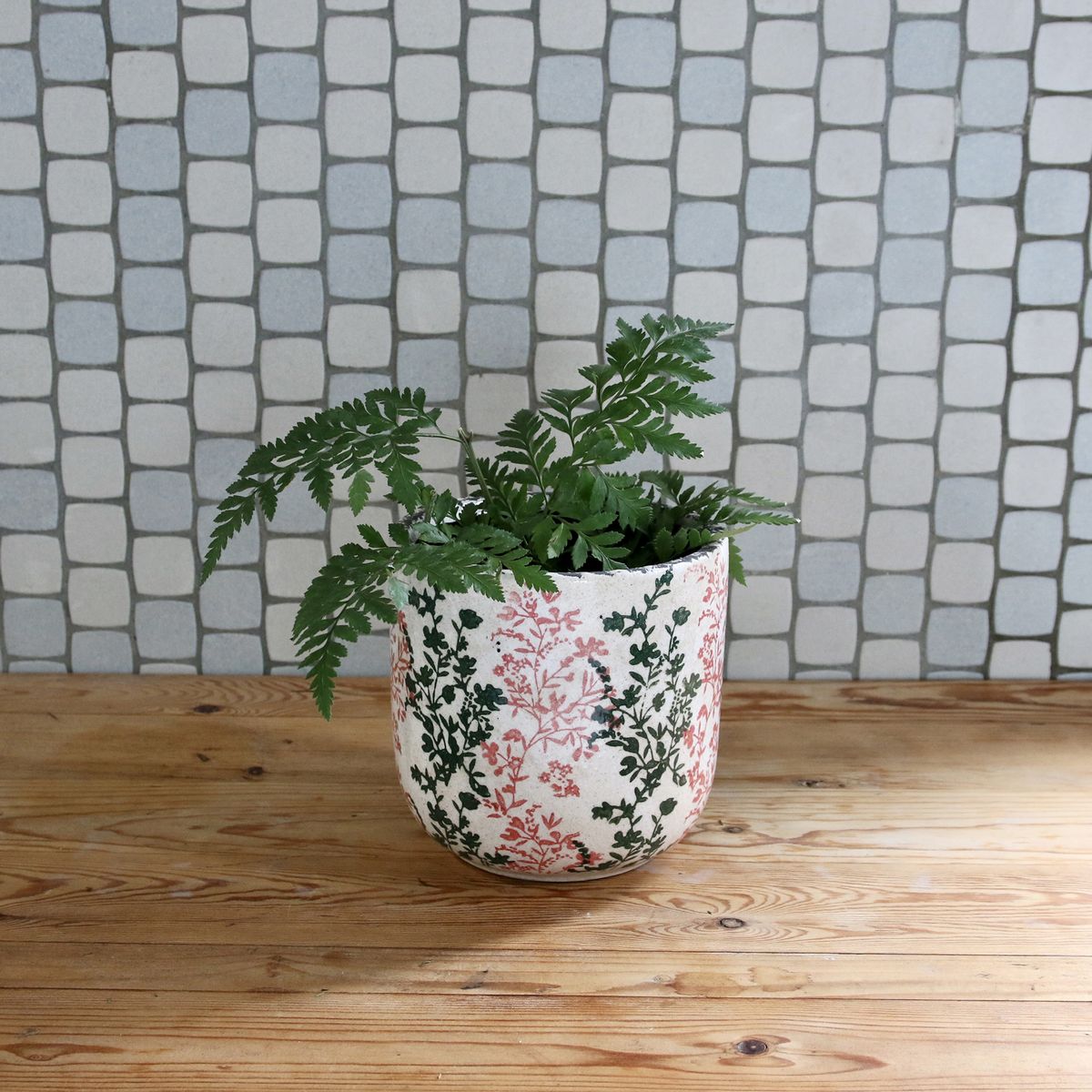 SOW/ブルーミー セラミックポット ピンク Lサイズ/SHUN003L