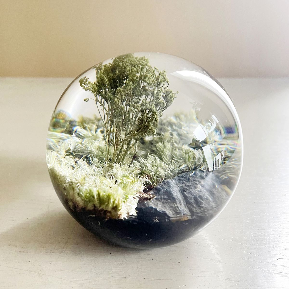 SOW/ペーパーウェイト ボタニカルオーブ フォレスト/NBP002