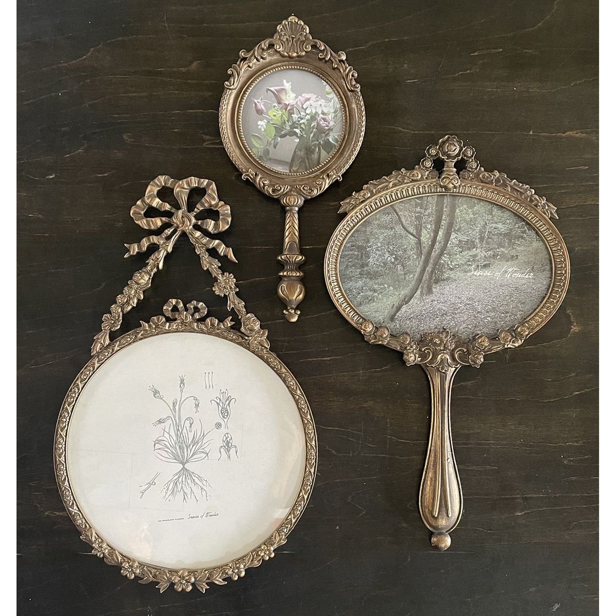 SOW/PEWTER フォトフレーム サークル/DRDP1001