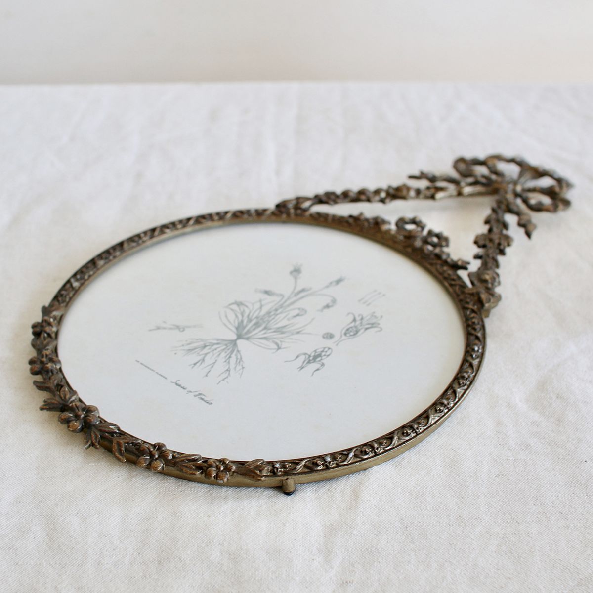 SOW/PEWTER フォトフレーム リボン/DRDP1003