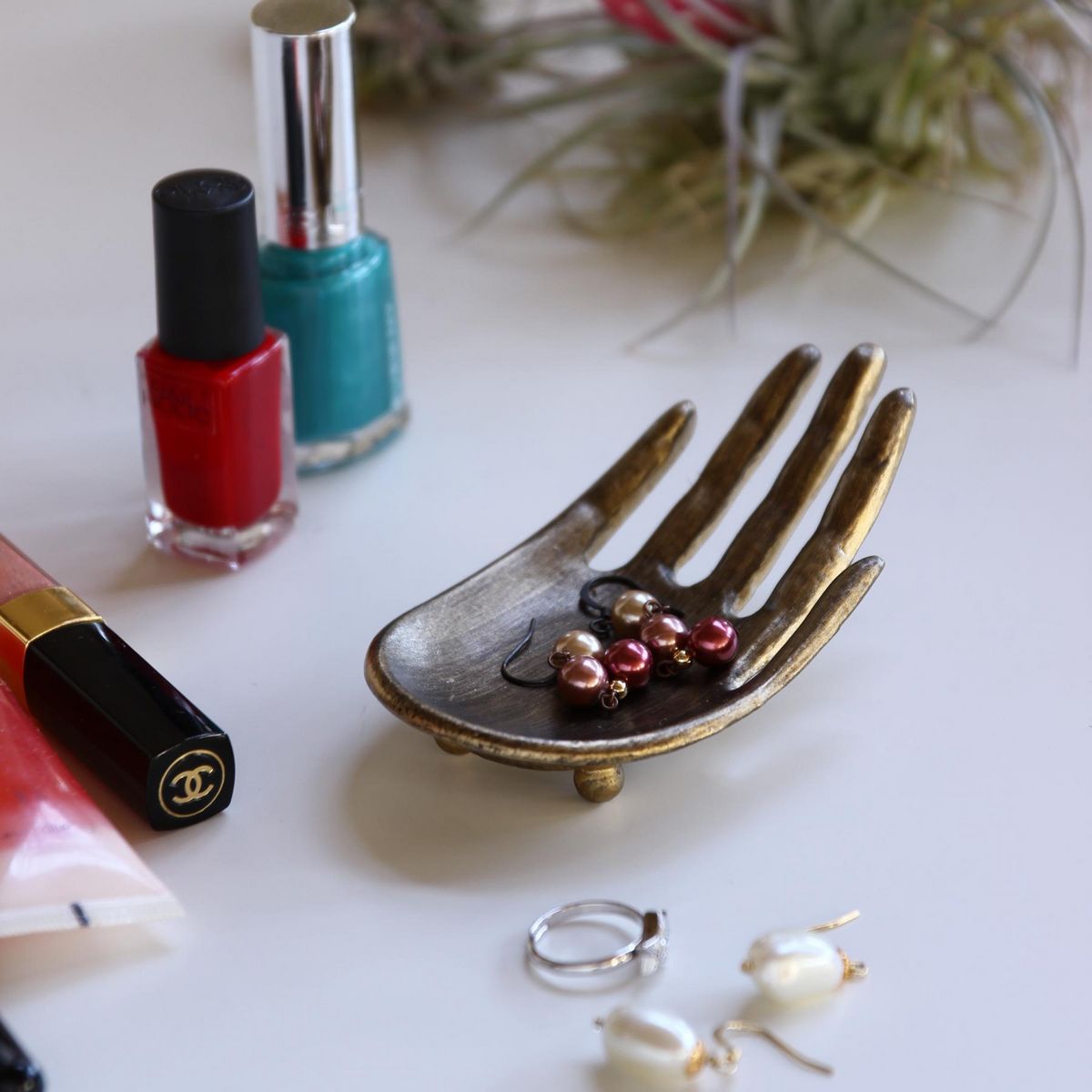 SOW/LUXE アクセサリートレイ ハンド ゴールド/DRDF1210SW