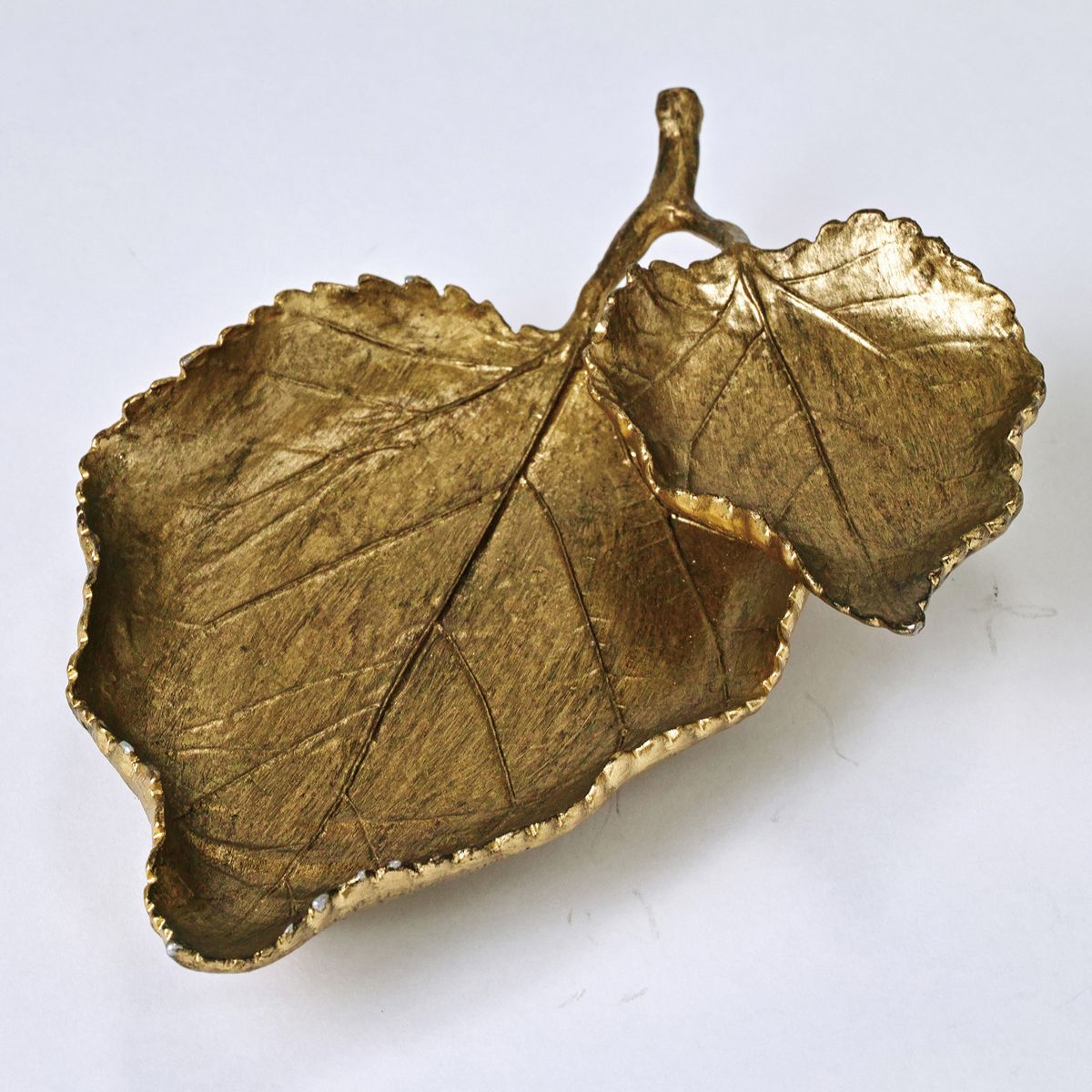 SOW/LUXE アクセサリー2段トレイ リーフ B ゴールド/DRDF1250SW