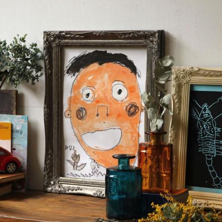 SOW/アンティークスタイルフレーム Lサイズ シルバー/SQM810LSVSW