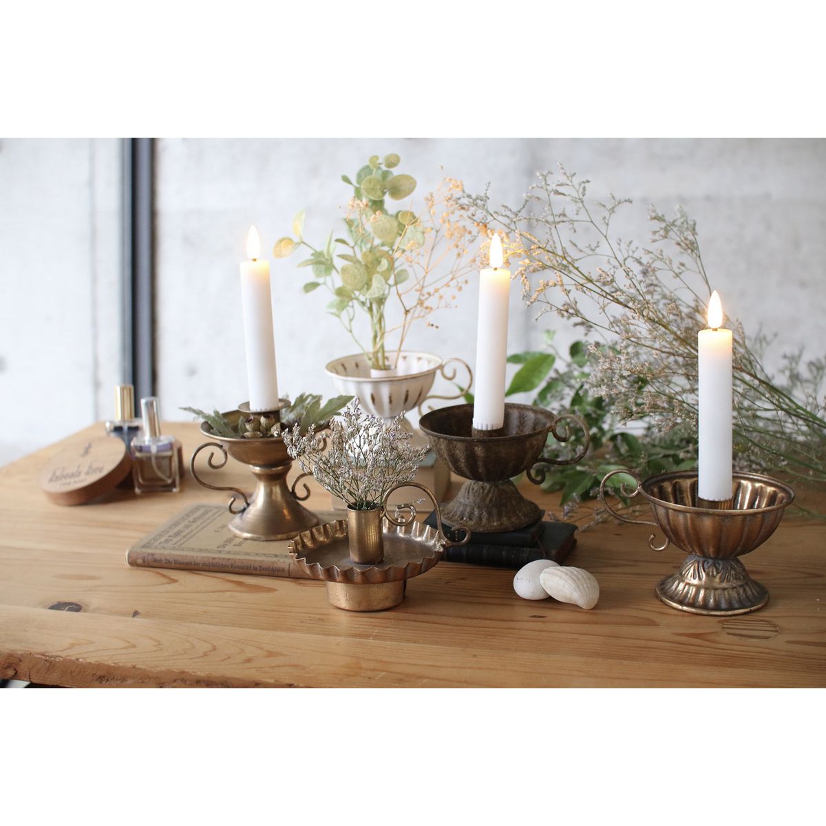 SOW/チャーチテーパーキャンドルホルダー C GD/DLMM8000GD