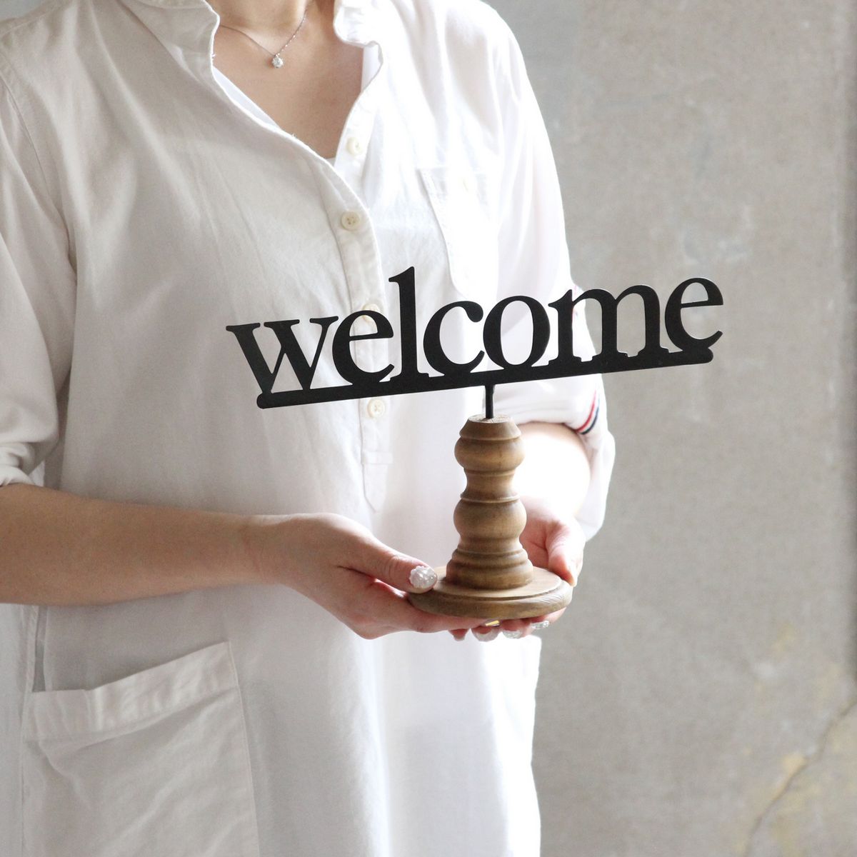 SOW/サインデコ ウッドスタンドサイン Welcome/DRDS2320SW