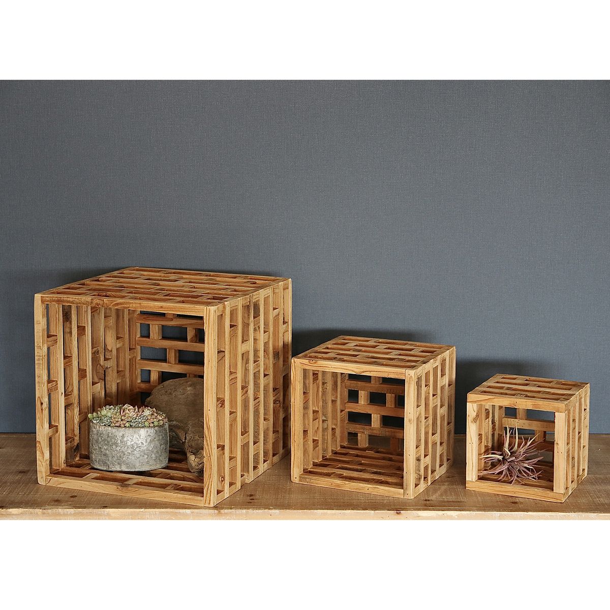 SOW/TUMU ウッドディスプレイボックススクエア Lサイズ/HYHY1001L