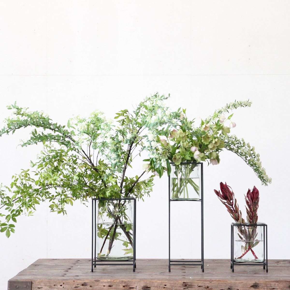 SOW/アイアンスタンド フラワーベース Sサイズ/ZHGS2211SW