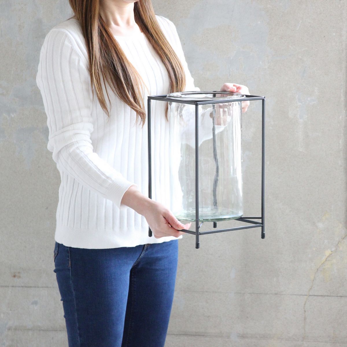 SOW/アイアンスタンド フラワーベース Lサイズ/ZHGS2213SW