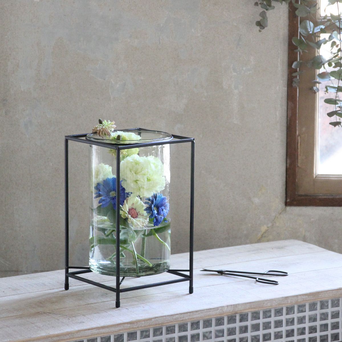 SOW/アイアンスタンド フラワーベース Lサイズ/ZHGS2213SW