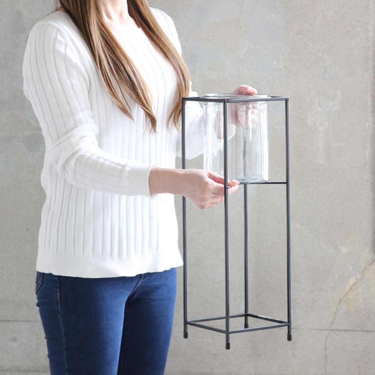 SOW/アイアンスタンド フラワーベース トールサイズ/ZHGS2220SW