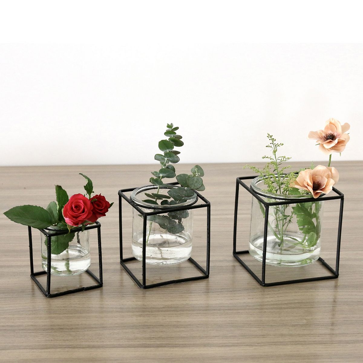 SOW/アイアンスタンド フラワーベース スクエア Mサイズ/ZHGS2612