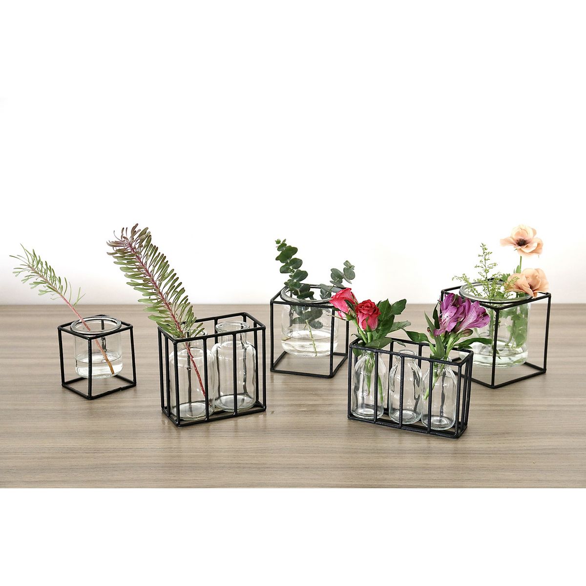 SOW/アイアンホルダー タイニーフラワーベース トリプル/ZHGS2630