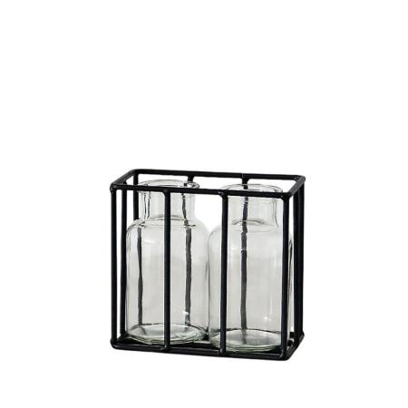 SOW/アイアンホルダー タイニーフラワーベース ダブル/ZHGS2633