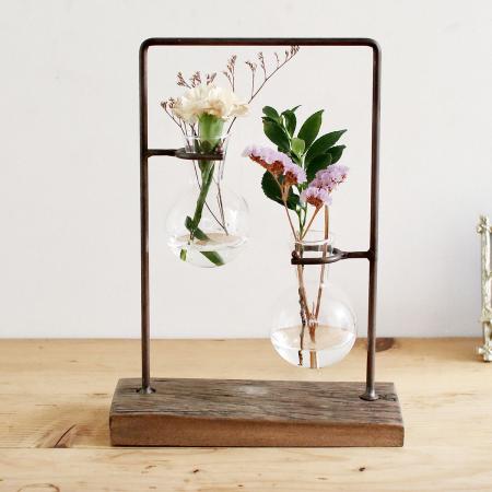 SOW/アイアンガラスハンギング 2ボトル/DRDK2002