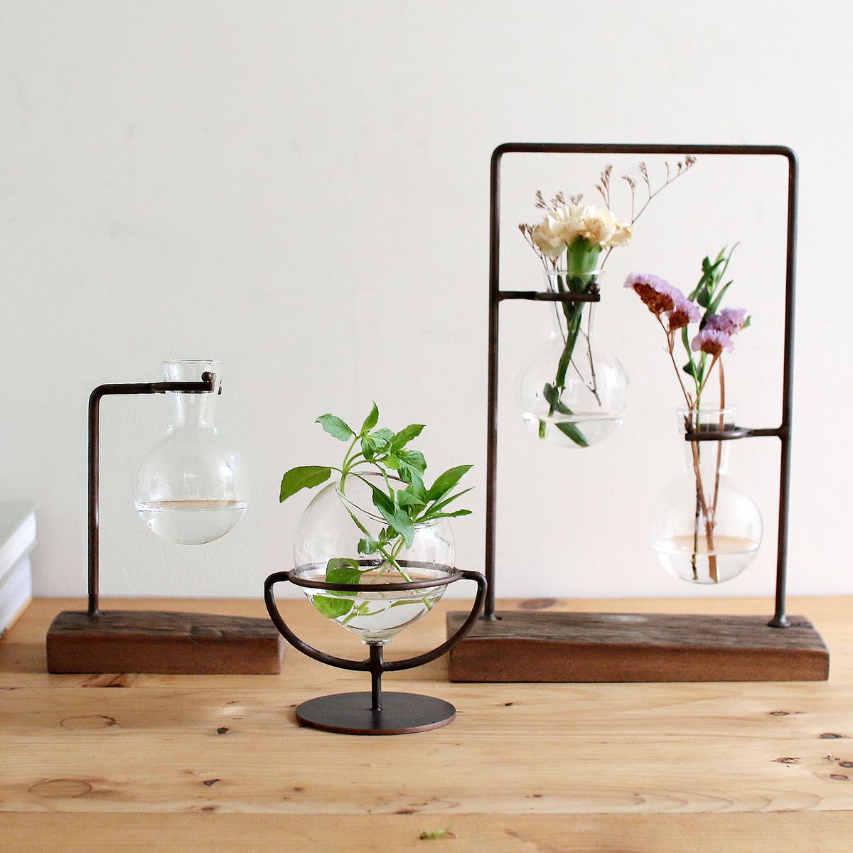 SOW/アイアンガラスハンギング 2ボトル/DRDK2002