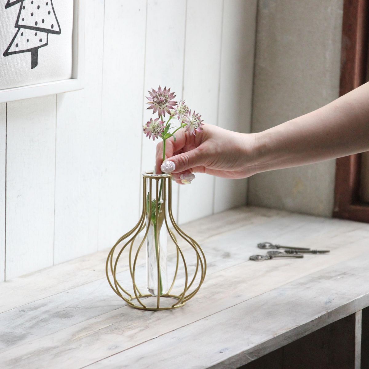 SOW/一輪挿し ゴールドラインフレーム A/ZHGT2310SW