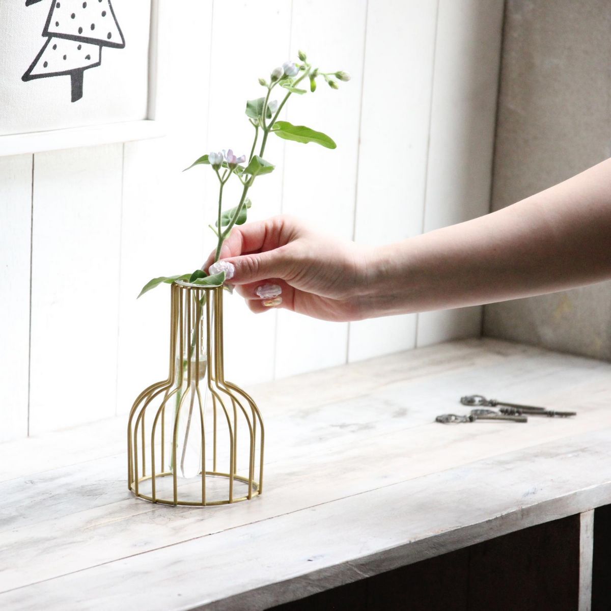 SOW/一輪挿し ゴールドラインフレーム B/ZHGT2320SW