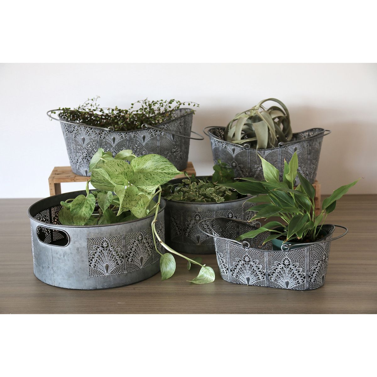 SOW/SCADINAVIANメタルフラワーポット Mサイズ/FJGK8002