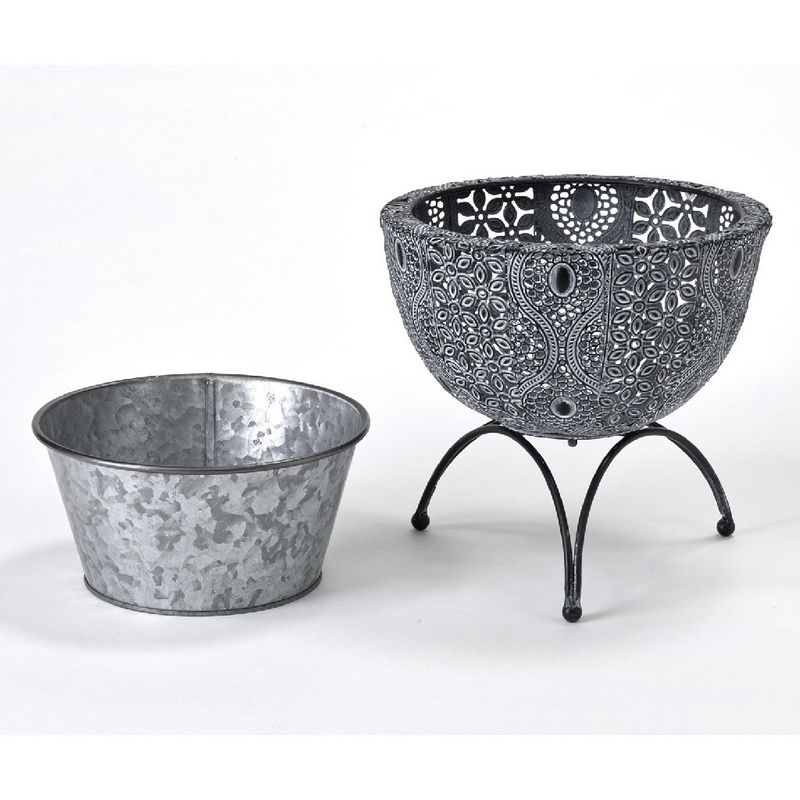 SOW/SCADINAVIAN メタルフラワー脚付きポット Sサイズ/FJGK2921SW