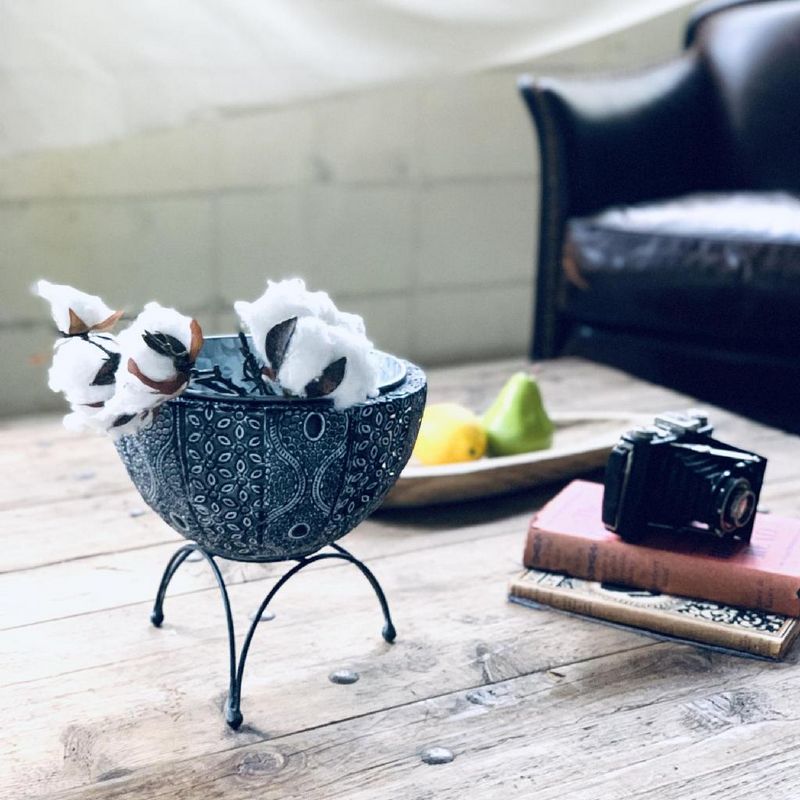 SOW/SCADINAVIAN メタルフラワー脚付きポット Sサイズ/FJGK2921SW