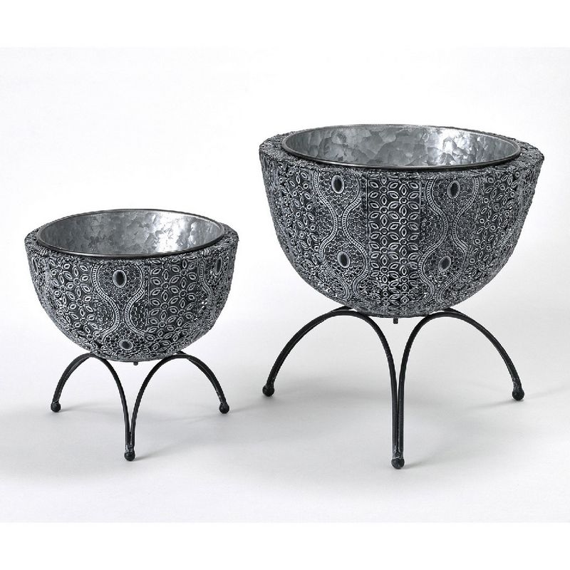 SOW/SCADINAVIAN メタルフラワー脚付きポット Lサイズ/FJGK2923SW